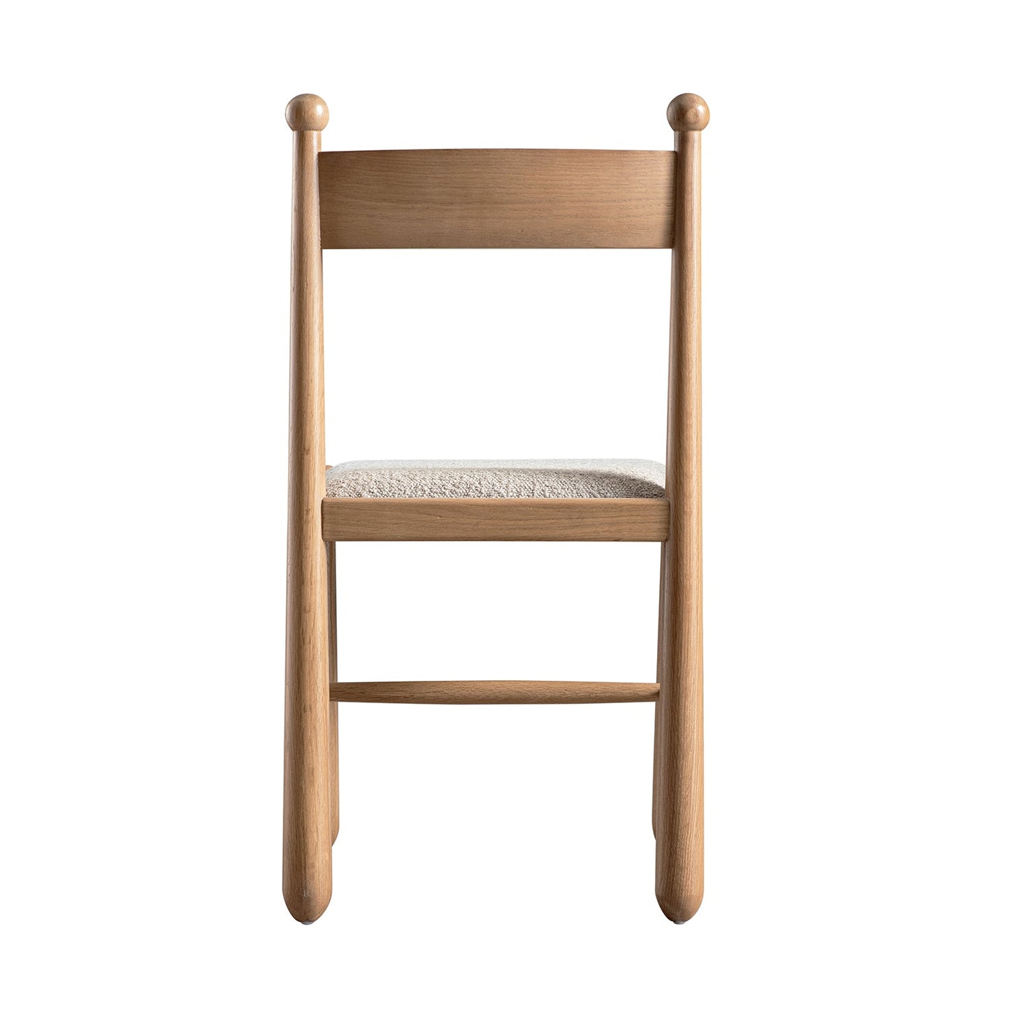 Tama Dining Chair, Light Taupe Boucle | Natural Oak Frame