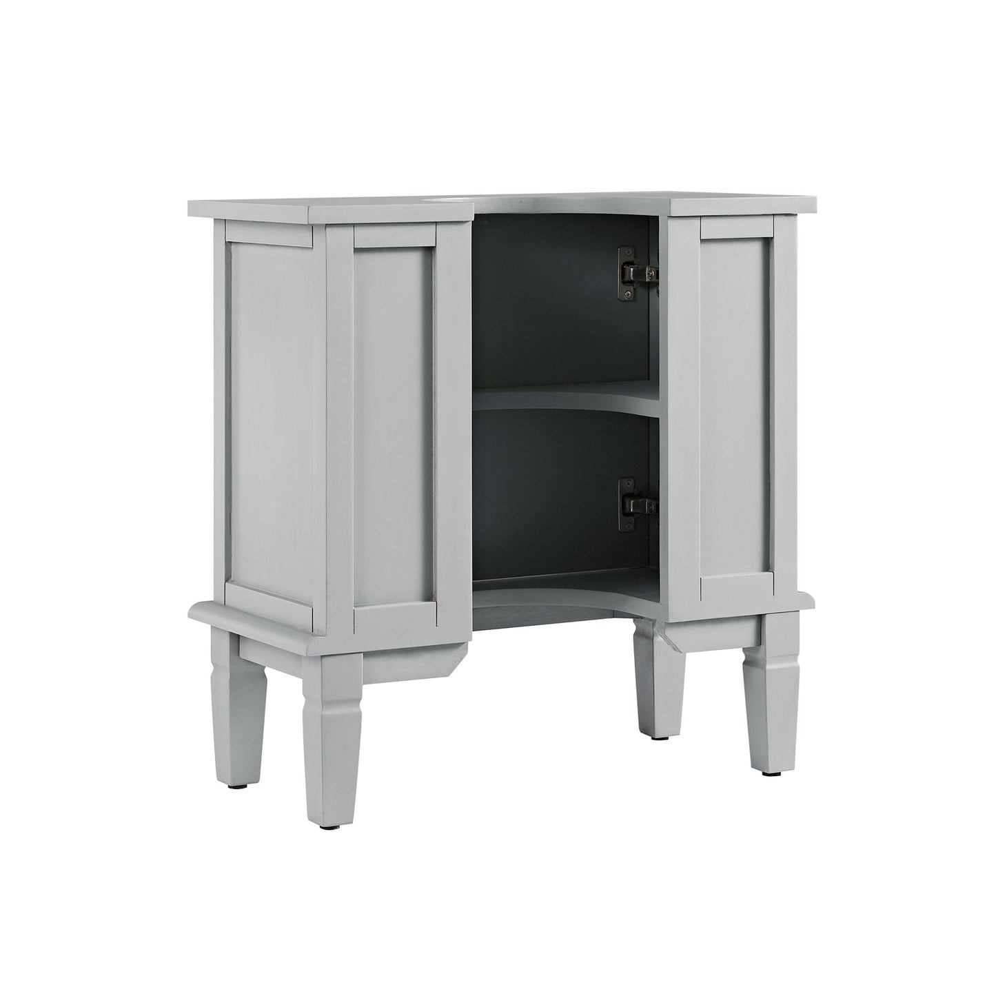 Chantilly Mid Grey Carved Bathroom Undersink Unit