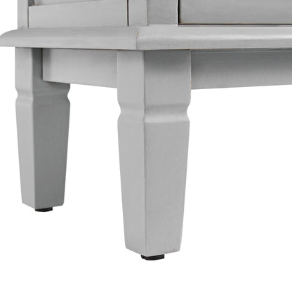 Chantilly Mid Grey Carved Bathroom Undersink Unit