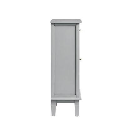 Chantilly Mid Grey Carved Bathroom Cupboard