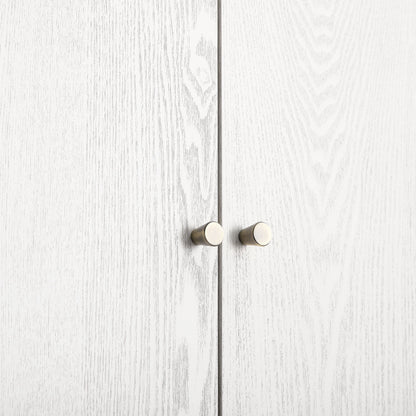 Maude Large Storage Cabinet, Washed White Ash