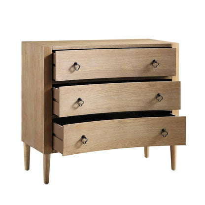 Thalia Concave Chest of Drawers, Natural