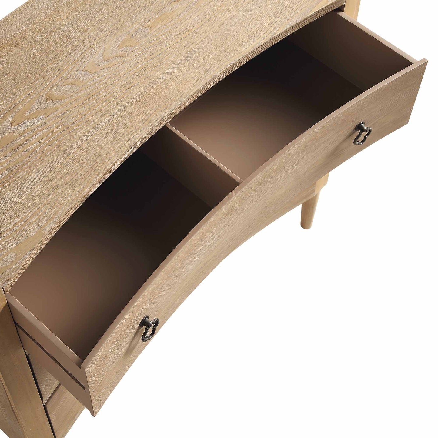 Thalia Concave Chest of Drawers, Natural
