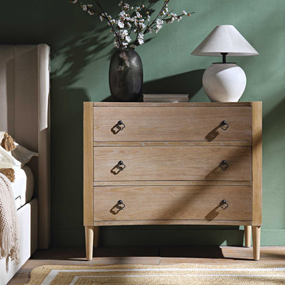 Thalia Concave Chest of Drawers, Natural