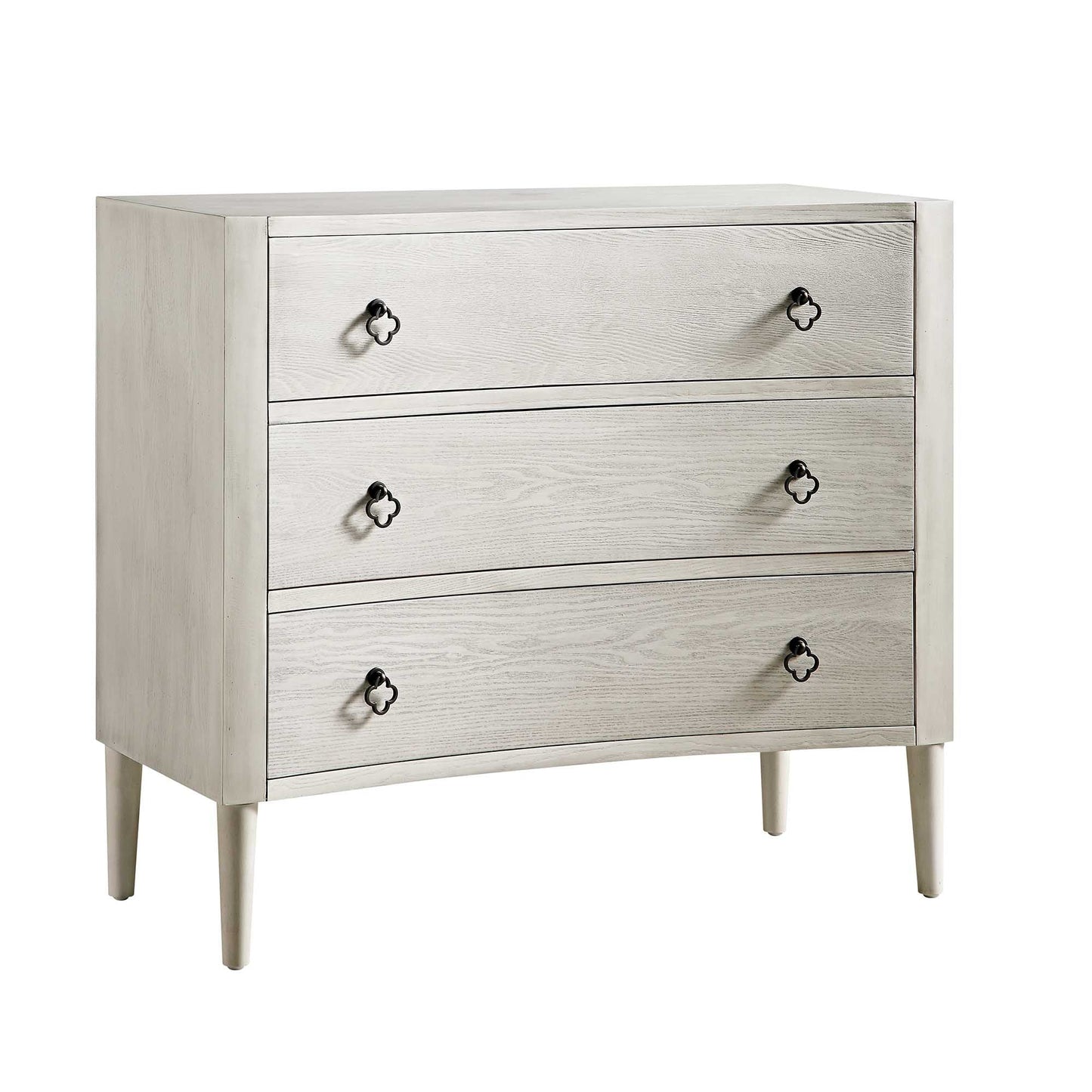 Thalia Concave Chest of Drawers, Washed White