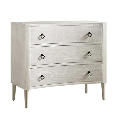Thalia Concave Chest of Drawers, Washed White