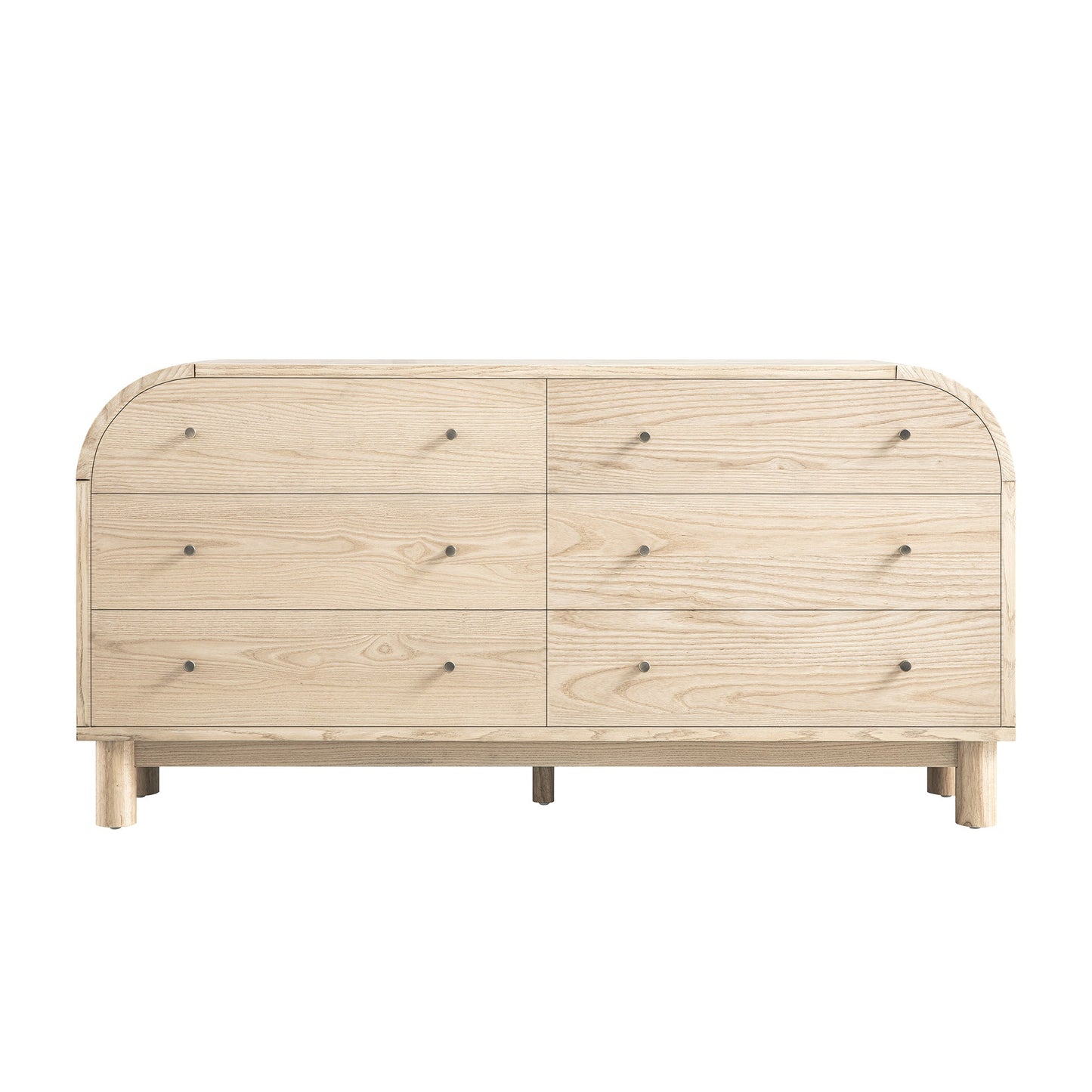 Maude Chest of 6 Drawers, Natural Ash