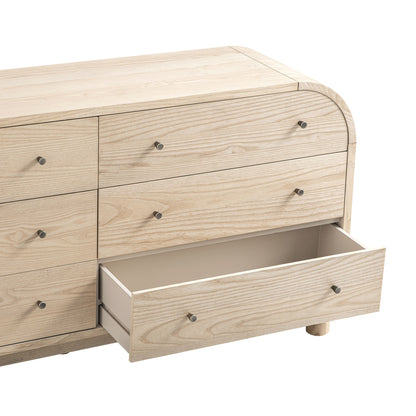 Maude Chest of 6 Drawers, Natural Ash