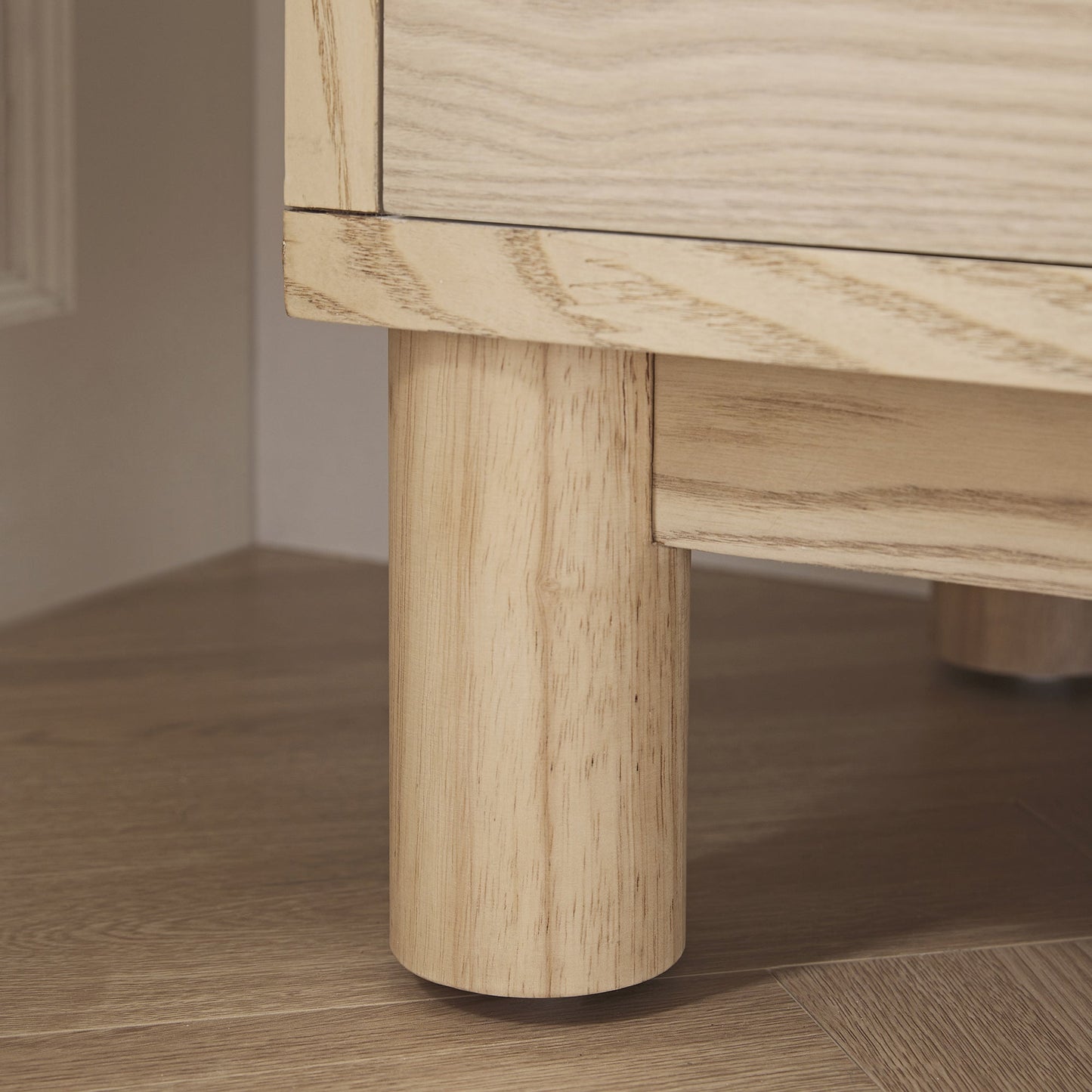 Maude Chest of 3 Drawers, Natural Ash