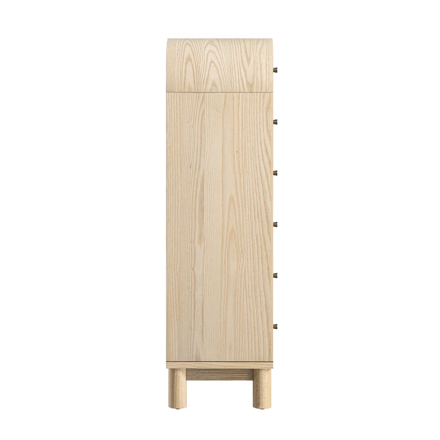 Maude Tall Chest, Natural Ash with Raffia