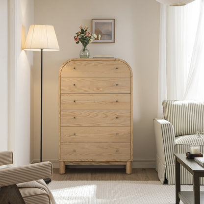 Maude Tall Chest, Natural Ash