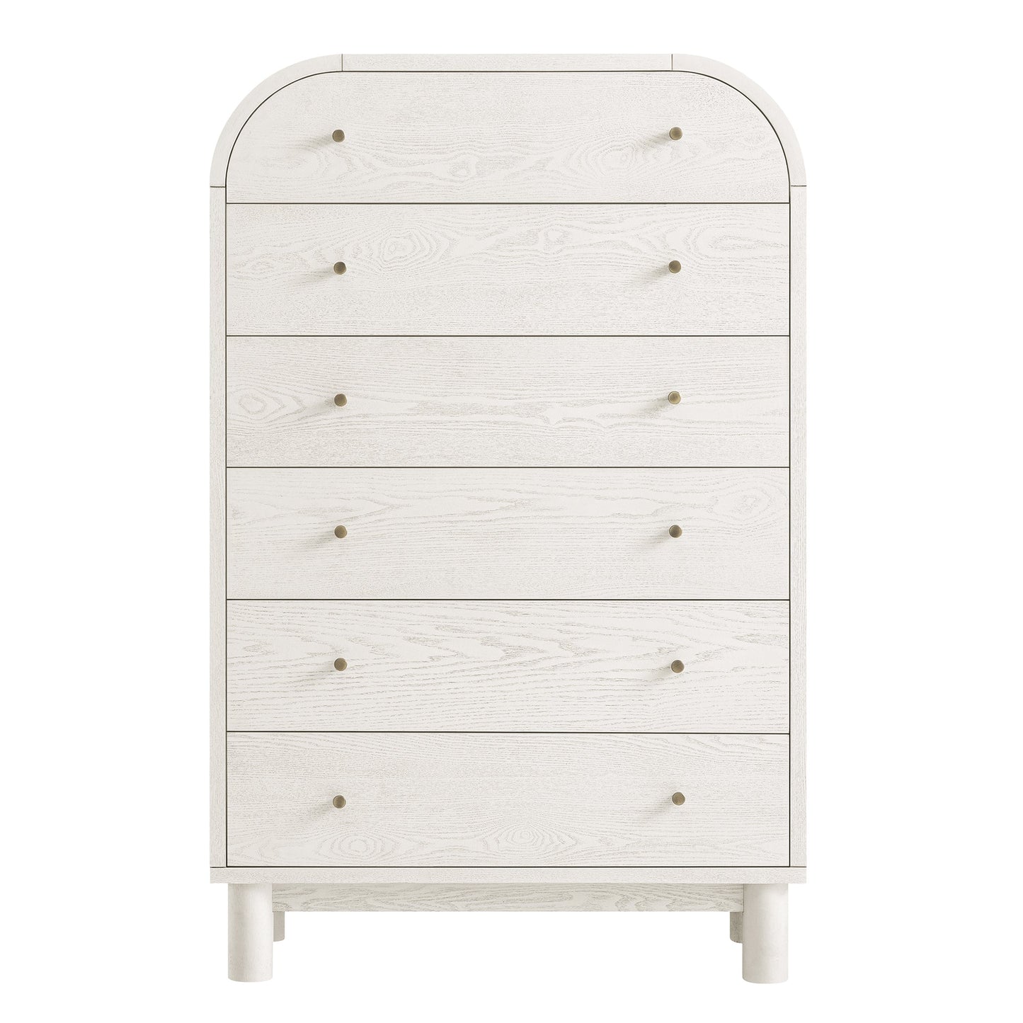 Maude Tall Chest, Washed White Ash
