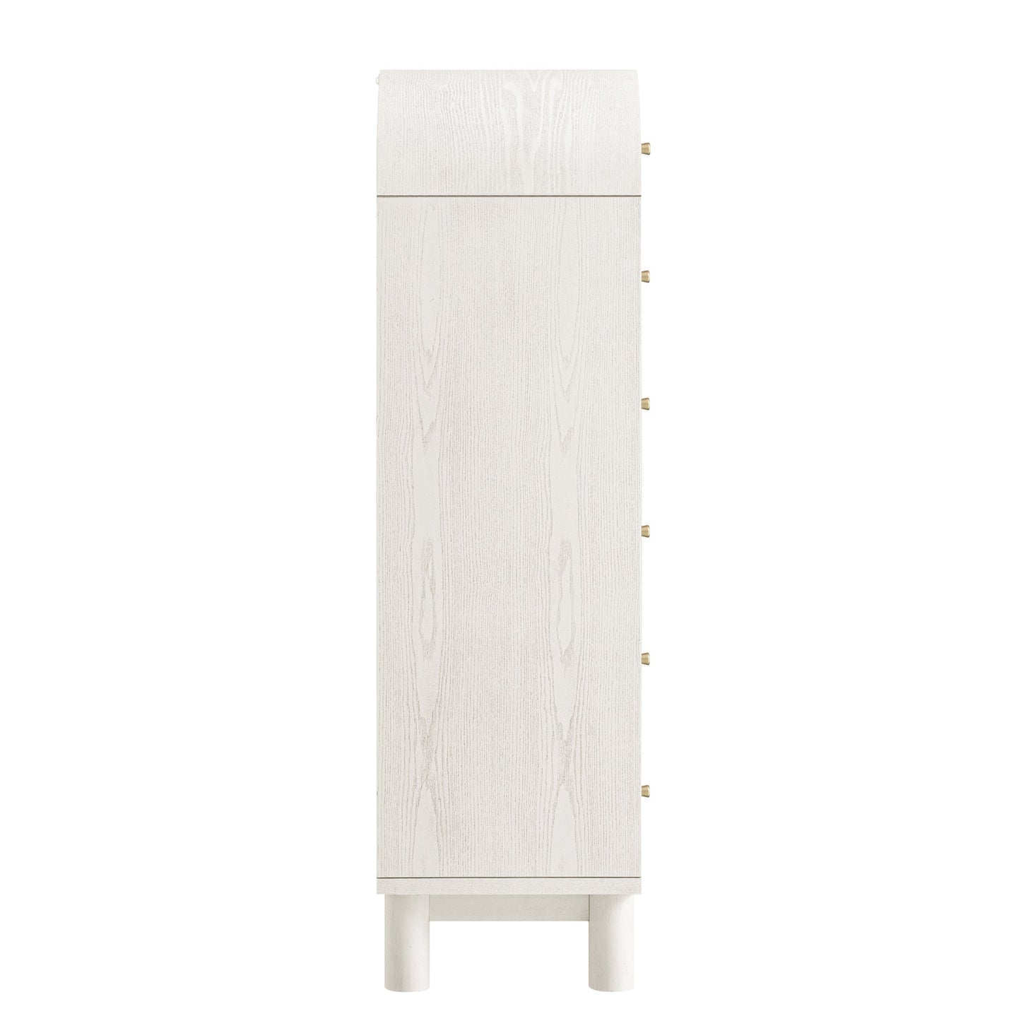 Maude Tall Chest, Washed White Ash