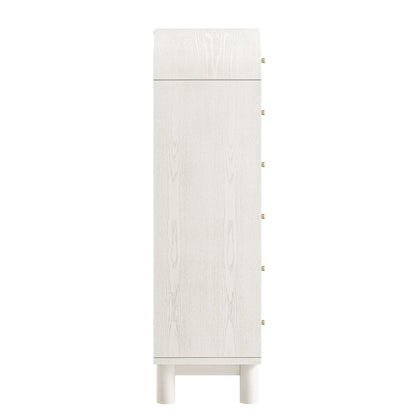 Maude Tall Chest, Washed White Ash