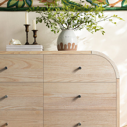 Maude 9 Drawer Chest, Natural Ash