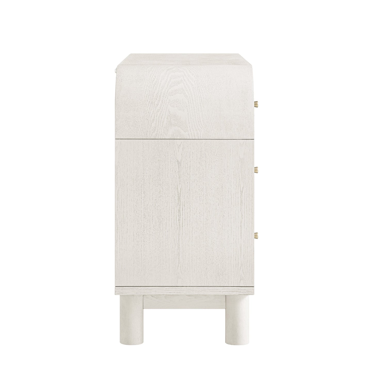 Maude 9 Drawer Chest, Washed White Ash