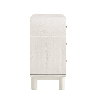 Maude 9 Drawer Chest, Washed White Ash