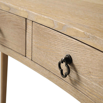 Thalia Concave Dressing Table, Natural