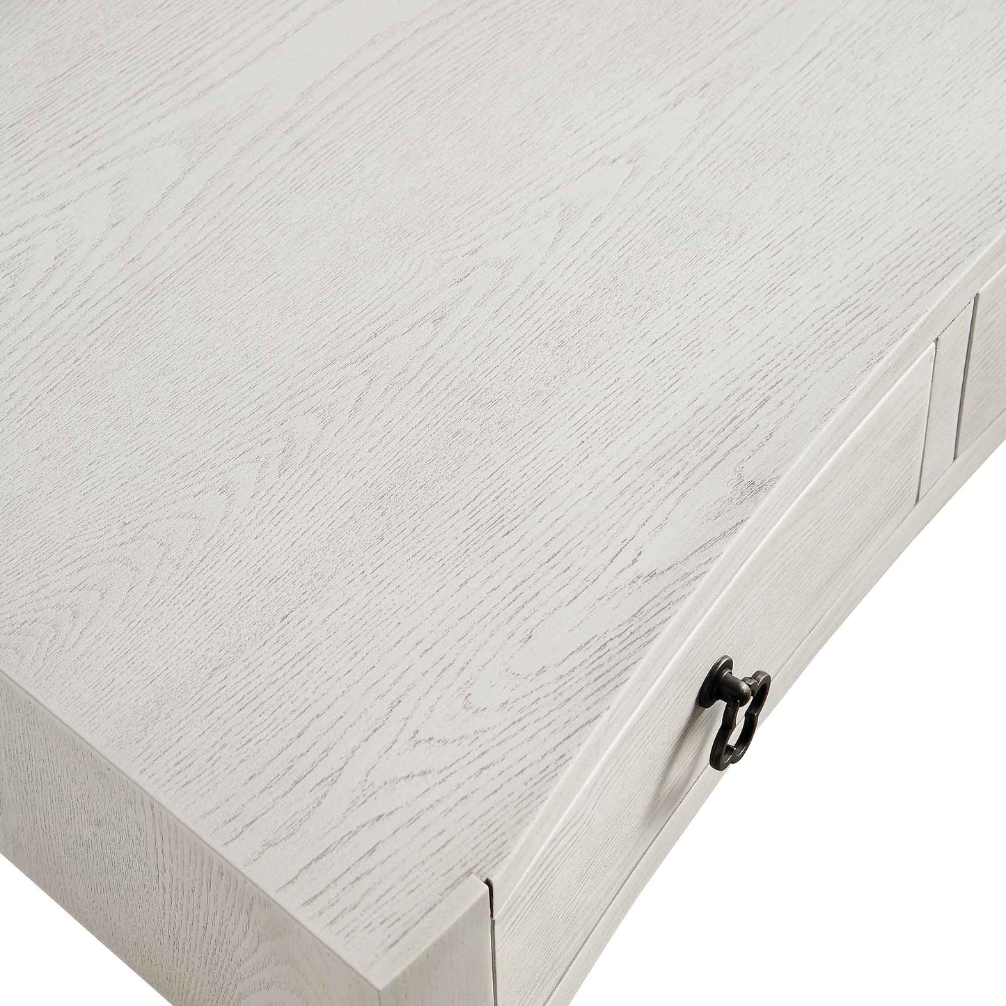 Thalia Concave Dressing Table, Washed White