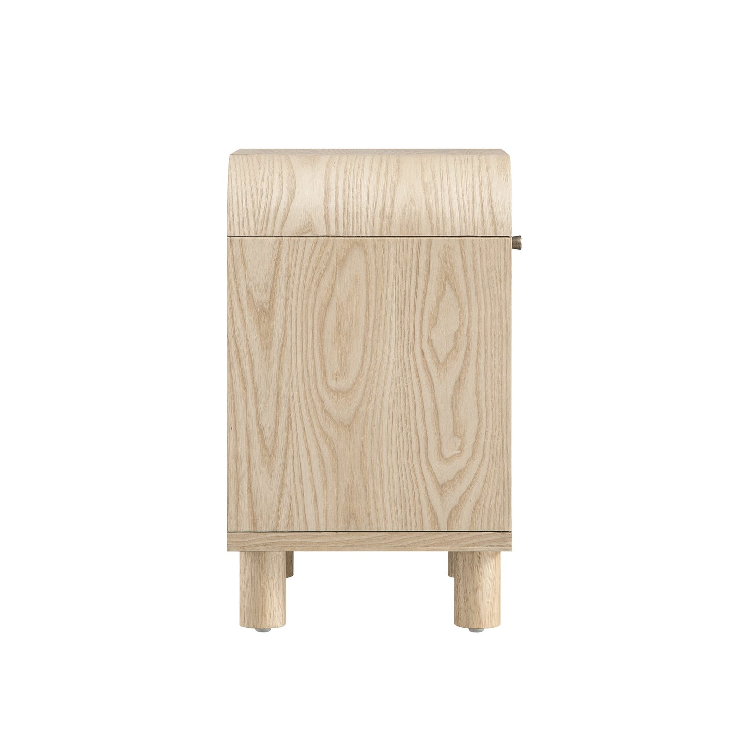 Maude 1 Drawer Bedside Table, Natural Ash
