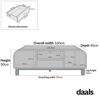 Maude TV Unit, Washed White Ash with Raffia