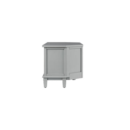 Chantilly Mid Grey Corner TV Unit