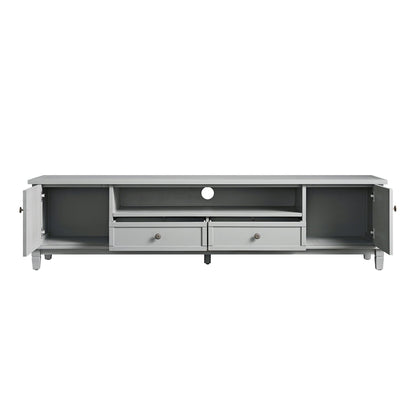 Chantilly Mid Grey 200cm Wide TV Unit