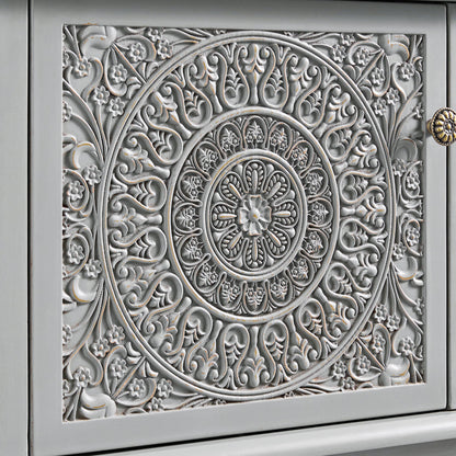 Chantilly Mid Grey 200cm Wide TV Unit