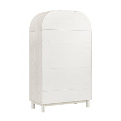Maude Double Wardrobe, Washed White Ash