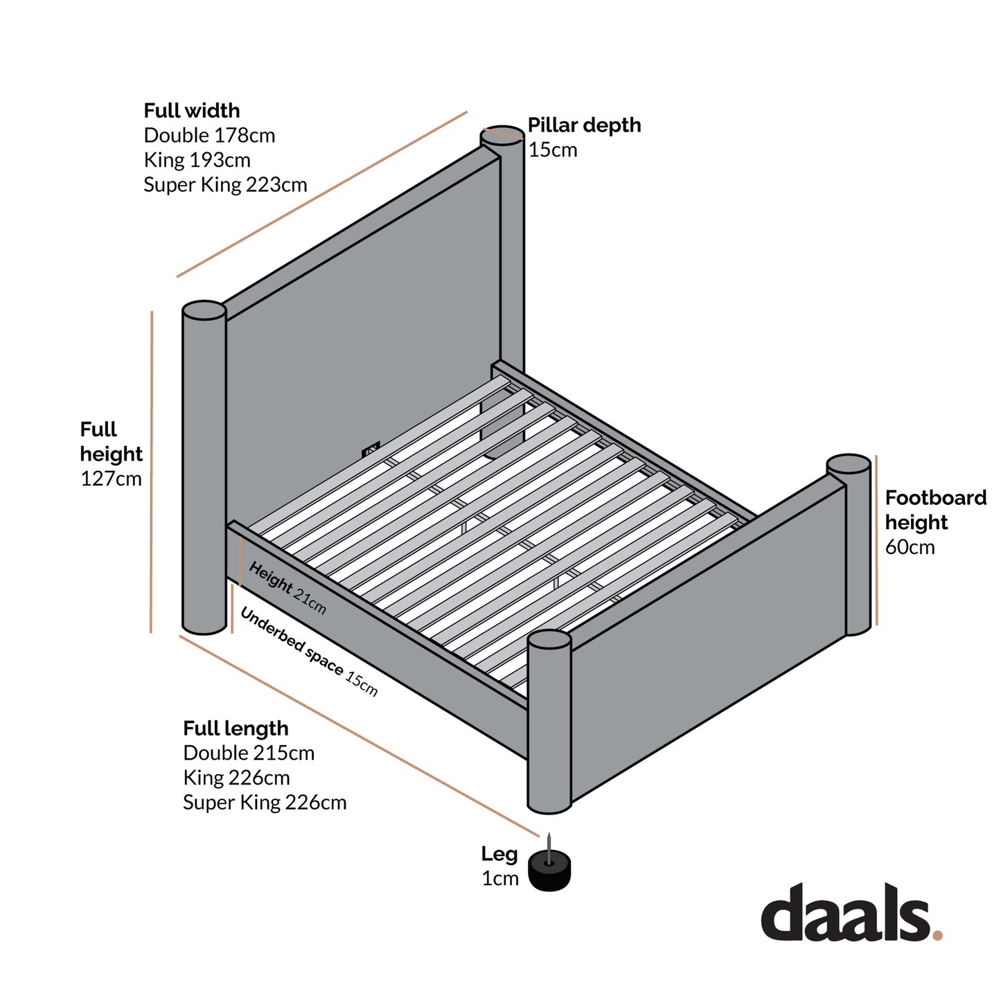 Galerie Moss Green Velvet Pillar Upholstered Bed
