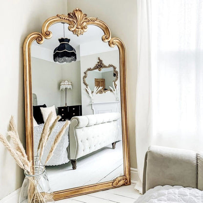 Pelazzo - Full Length Extra Large Gold Ornate Mirror 185cm x 104cm