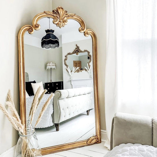 Pelazzo - Full Length Extra Large Gold Ornate Mirror 185cm x 104cm