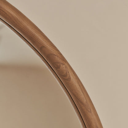 Amora - Full Length Extra Large Arched Warm Wood Mirror 200cm x 120cm