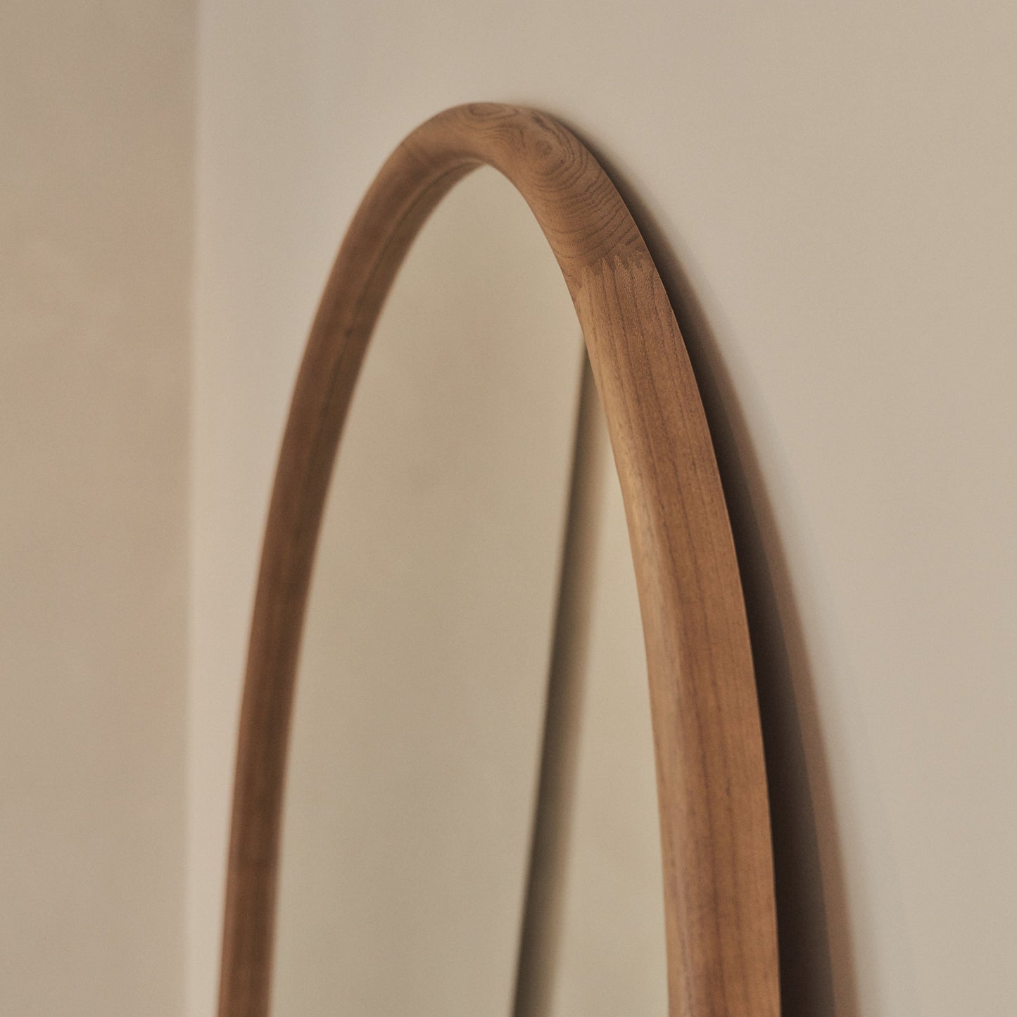 Amora - Full Length Extra Large Arched Warm Wood Mirror 200cm x 120cm