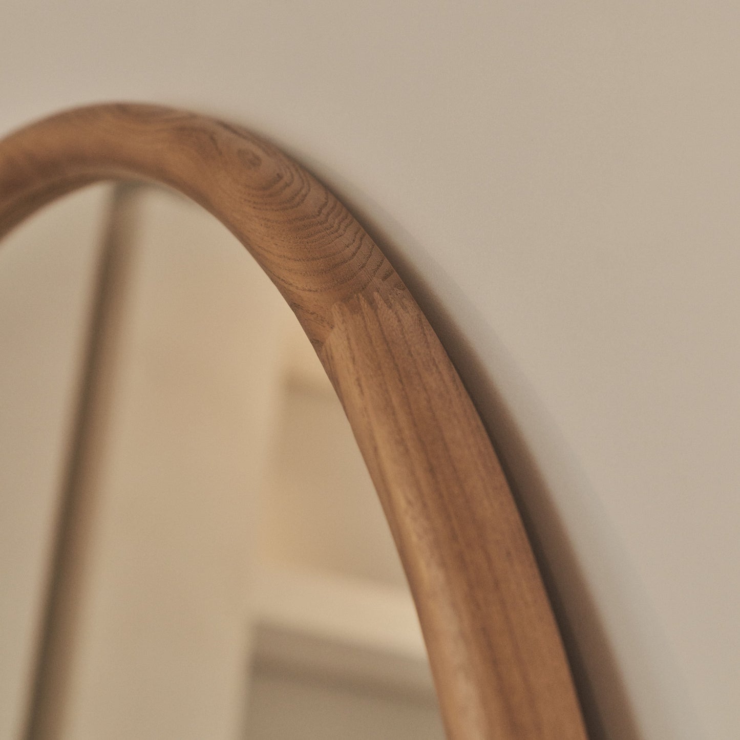 Amora - Full Length Extra Large Arched Warm Wood Mirror 200cm x 120cm